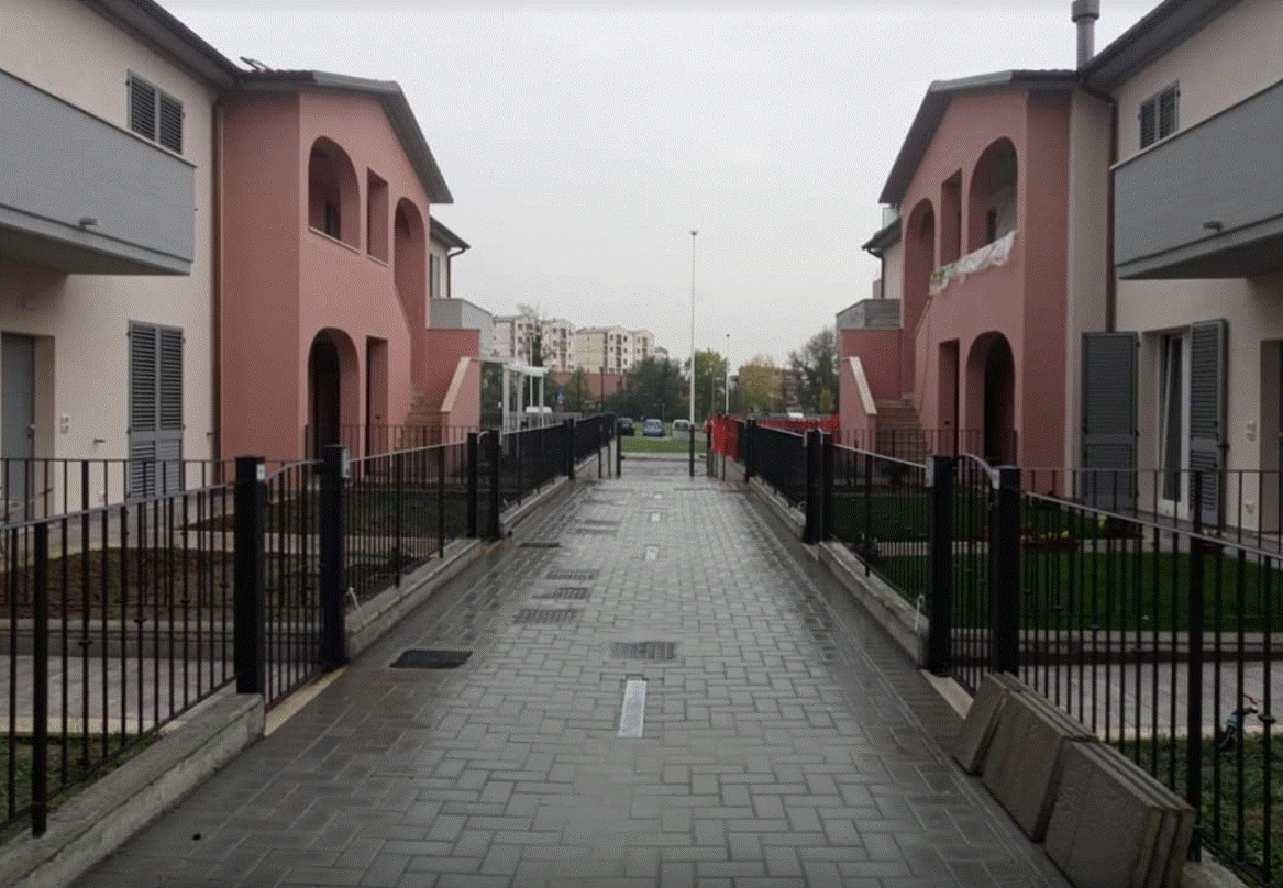 Esempio dalla galleria fotografica del progetto completato da Clareb S.r.l.: Via Carlo Pisacane